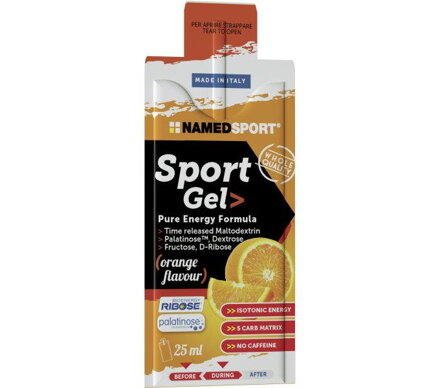 NAMEDSPORT Gél SPORT pomeranč 25ml NAMEDSPORT Gél SPORT pomeranč 25ml