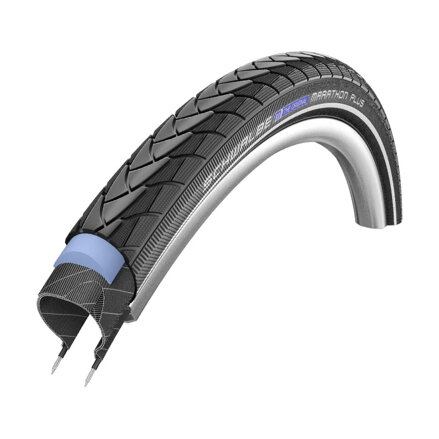 SCHWALBE Plášť MARATHON PLUS (25-622) 28x1.00 700x25C Performance 67EPI SmartGuard 595g Reflex