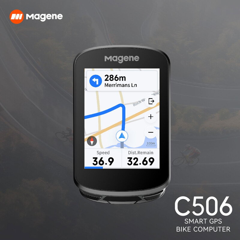 MAGENE Cyklistický počítač MAGENE C506 GPS touch USB